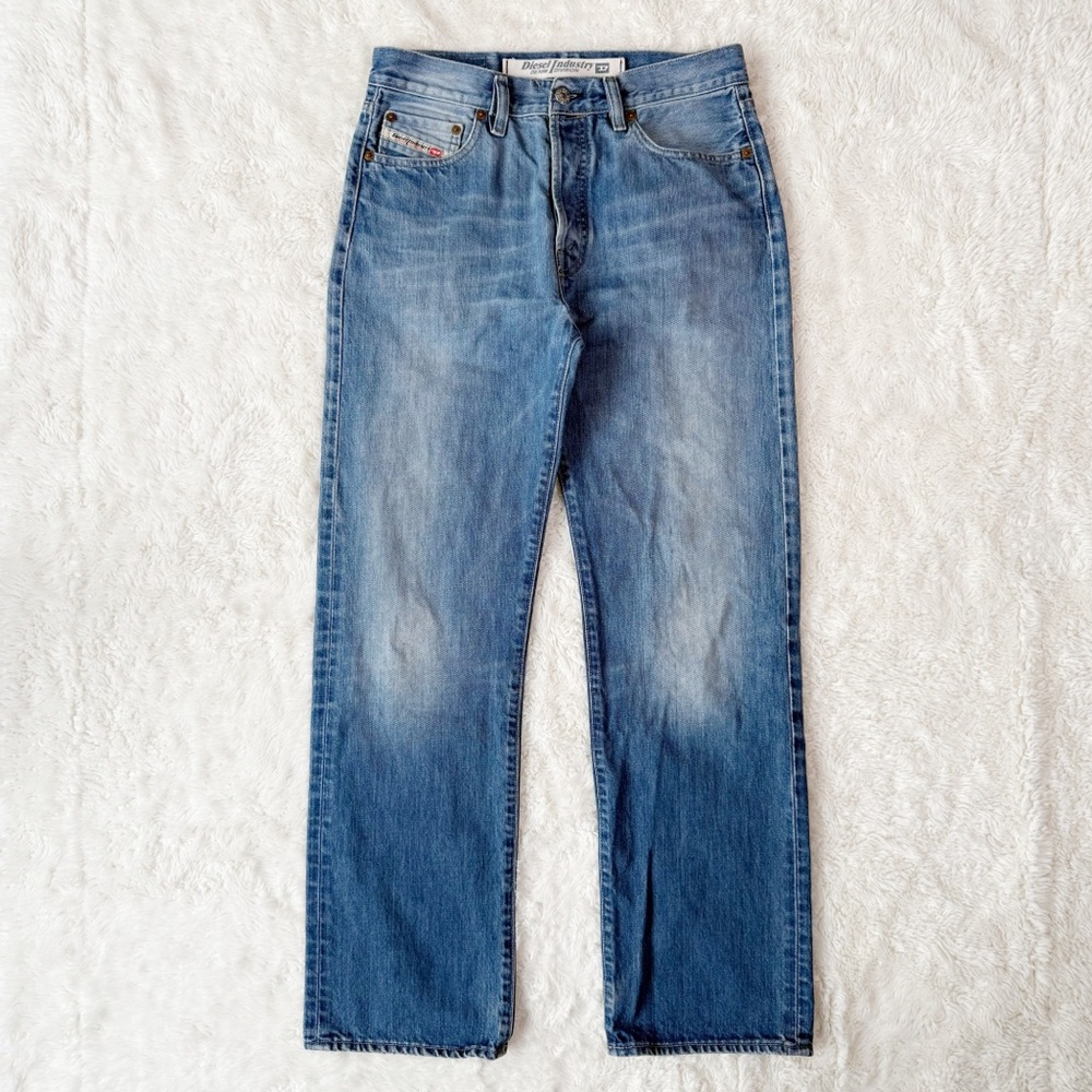 VTG Diesel Men Blue Denim Straight Fit Jeans US30 Streetwear Contemporary 90s